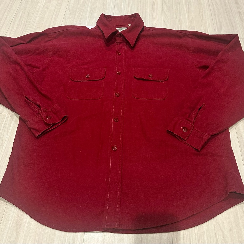 VTG AMERICAN EAGLE OUTFITTERS FLANNEL MADE IN USA MEN SIZE XL